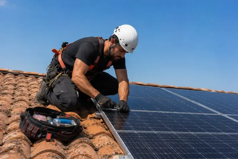 Maintenance et monitoring de panneaux solaires à Limeuil